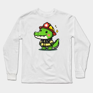 Cute Crocodile Long Sleeve T-Shirt